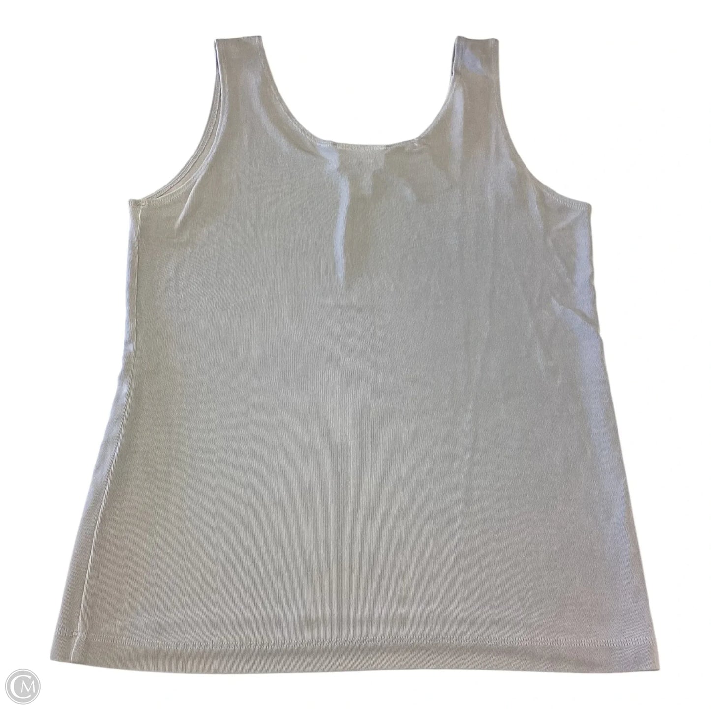 Top Sleeveless By Chicos In Grey, Size: 1