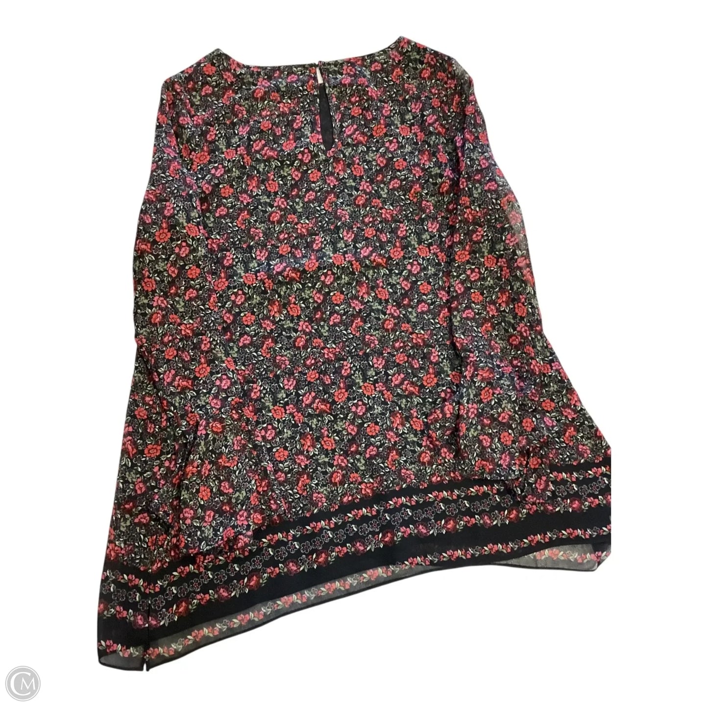 Top Long Sleeve By Max Studio In Floral Print, Size: S