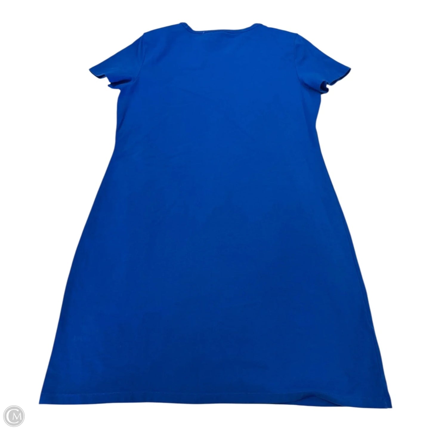 Dress Casual Short By Calvin Klein In Blue, Size: L