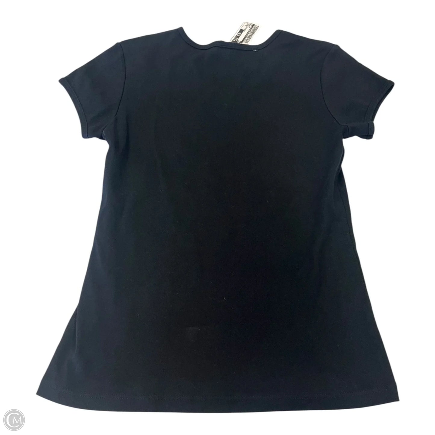 Top Short Sleeve By Clothes Mentor In Black, Size: S