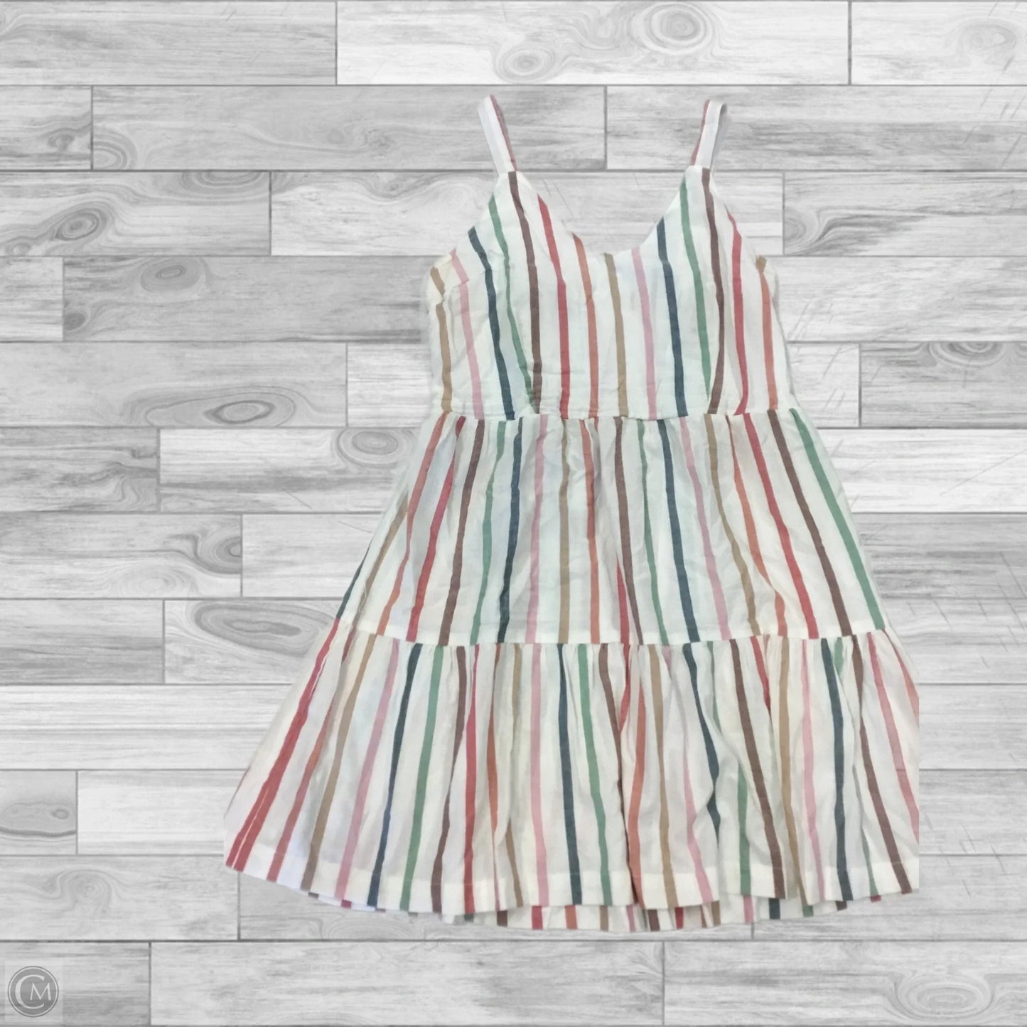 Dress Casual Short By Japna In Striped Pattern, Size: Xl