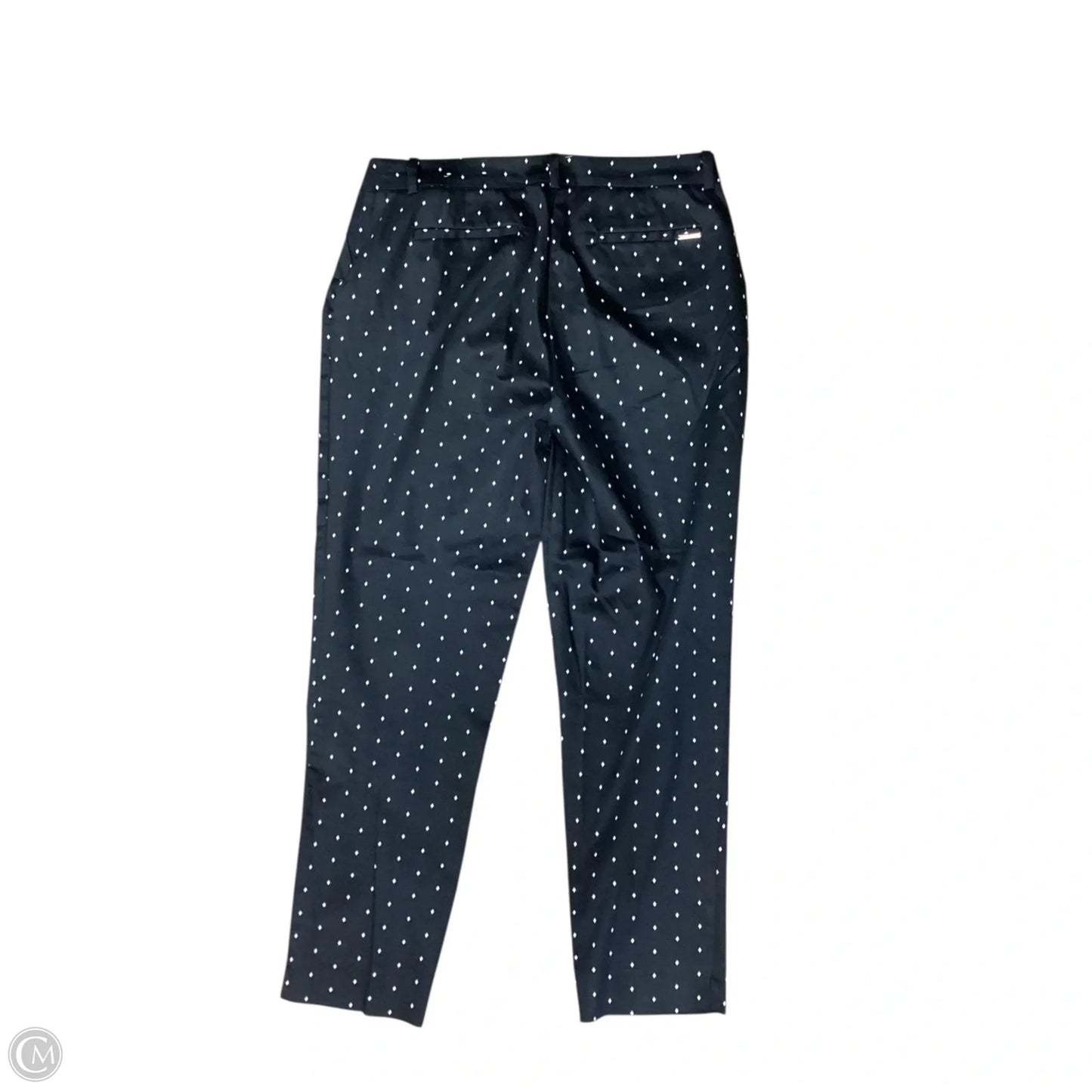Pants Cropped By Anne Klein In Polkadot Pattern, Size: 8