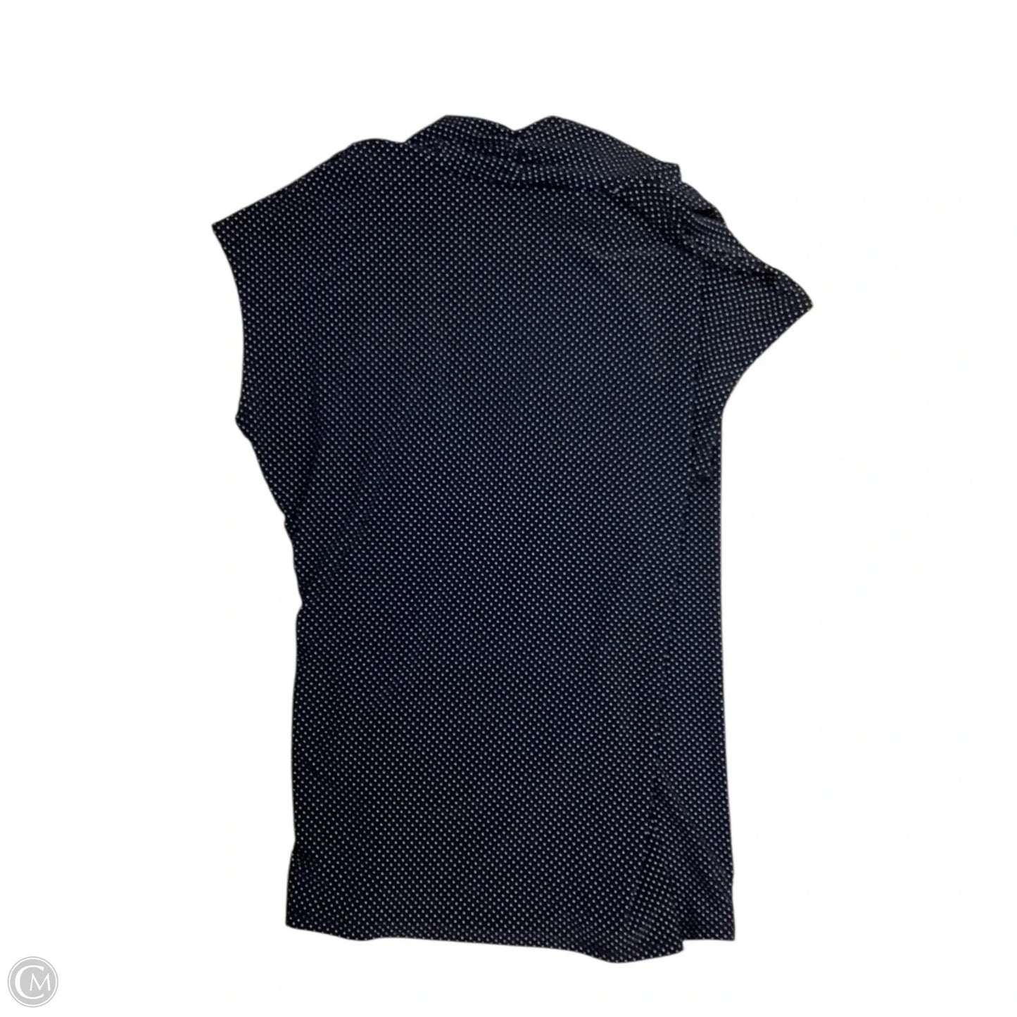 Top Sleeveless By Lauren By Ralph Lauren In Polkadot Pattern, Size: Mp