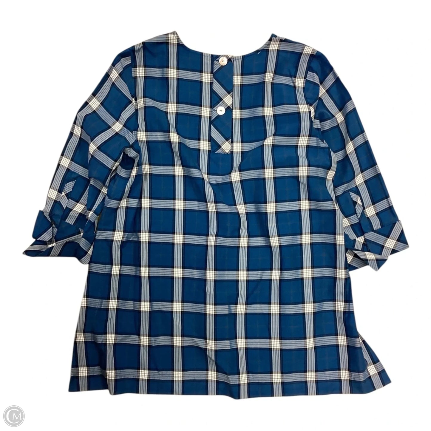 Top 3/4 Sleeve By J. Jill In Blue, Size: Mp