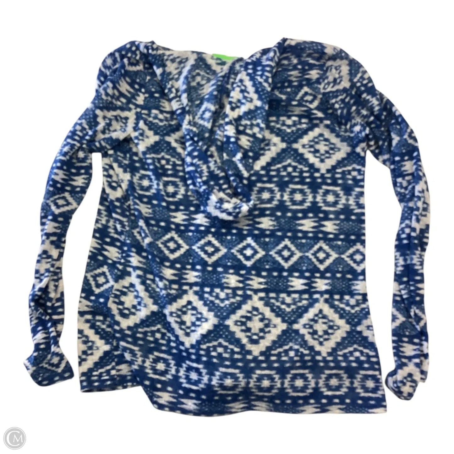 Top Long Sleeve By America Rag In Blue, Size: S