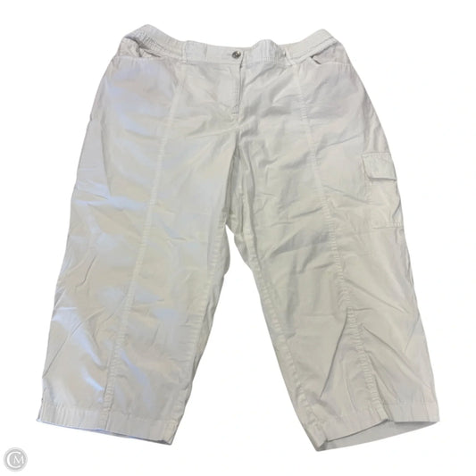 Capris By Chicos In White, Size: L