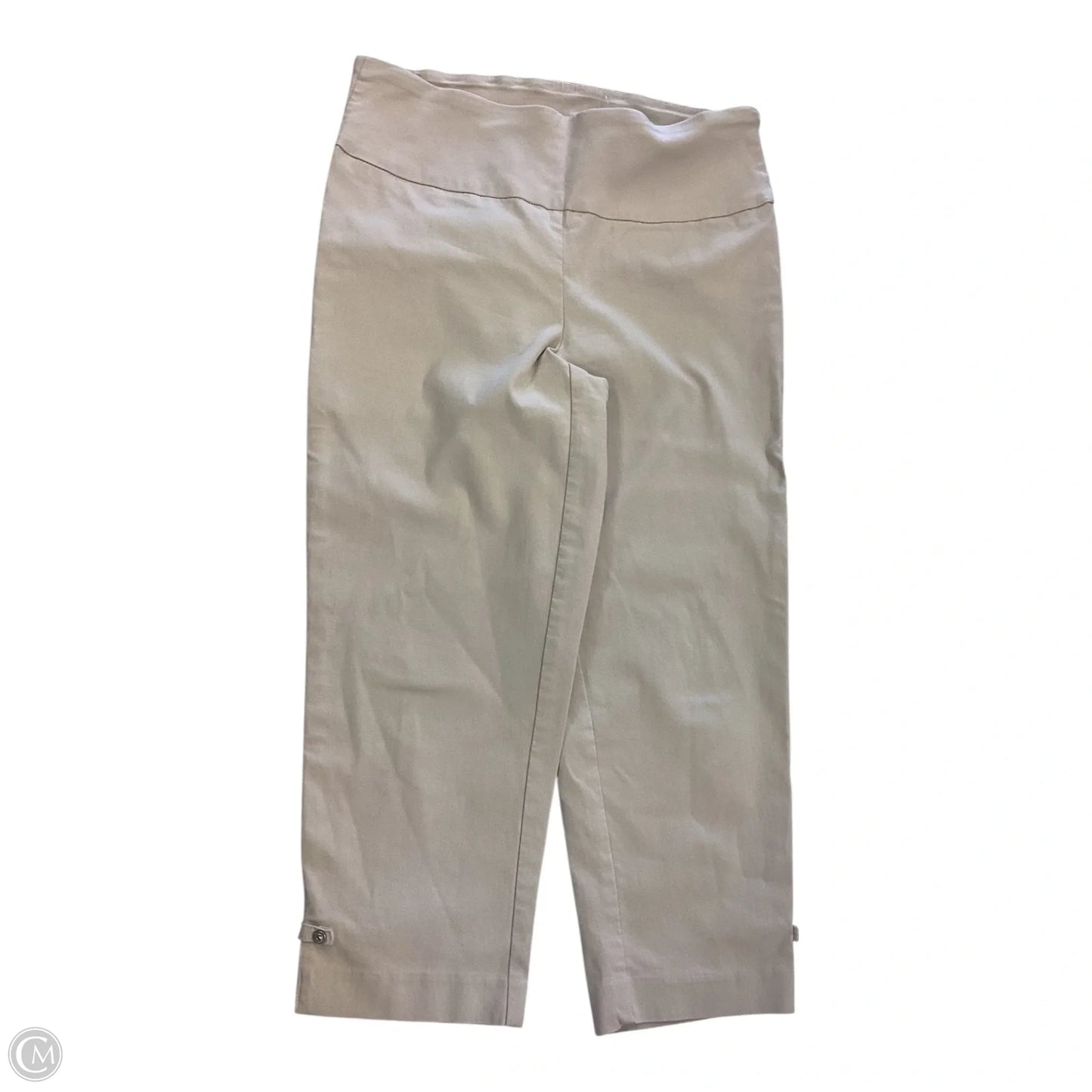 Capris By Counterparts In Tan, Size: M