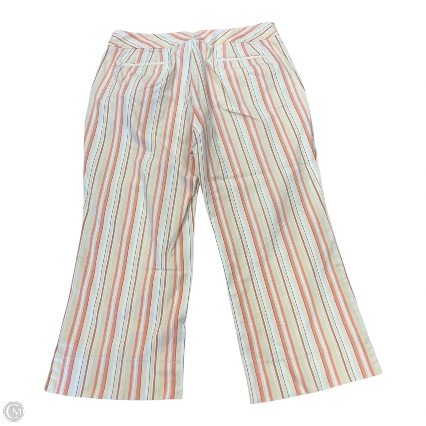 Pants Cropped By Dockers In Striped Pattern, Size: 14