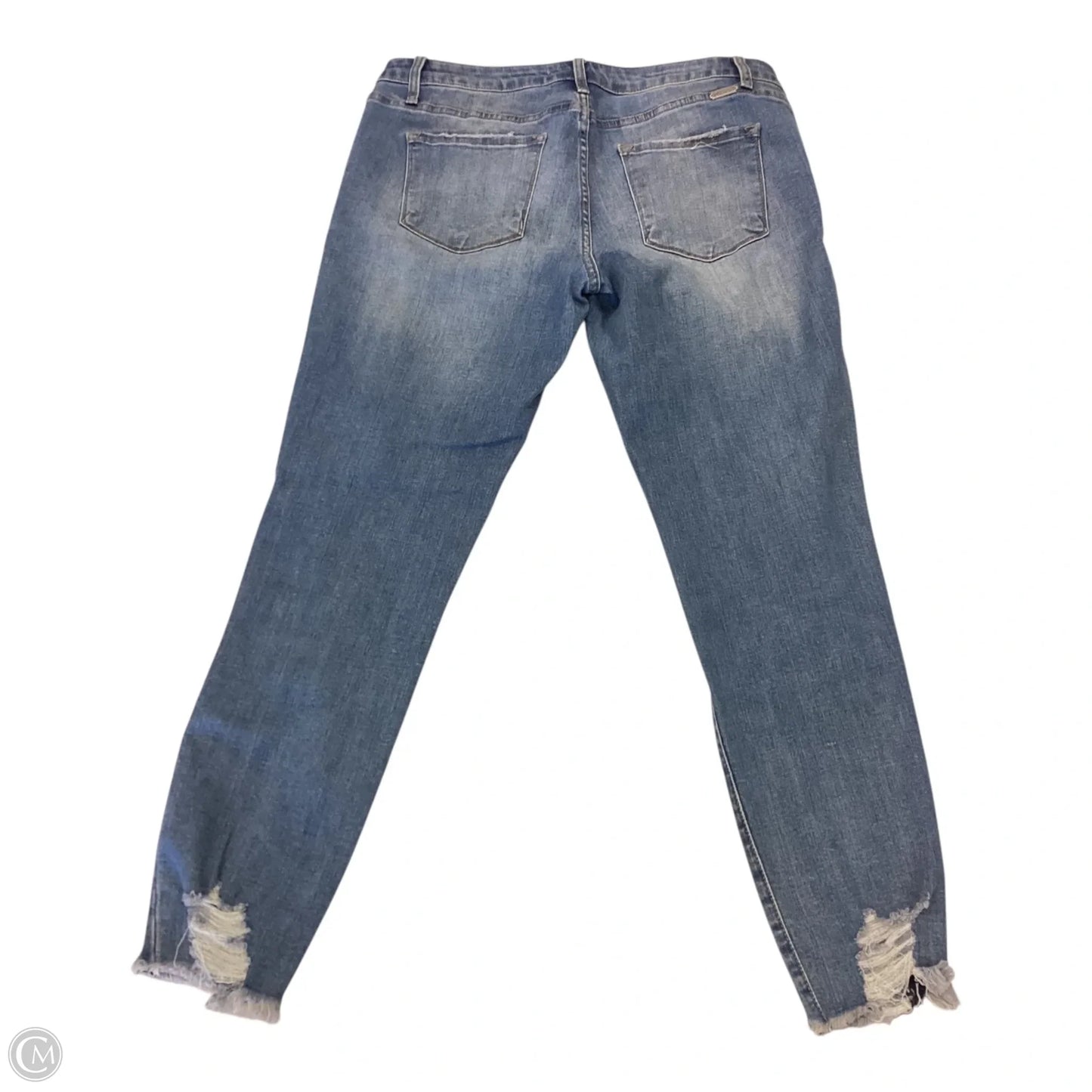 Jeans Cropped By Kancan In Blue, Size: 12