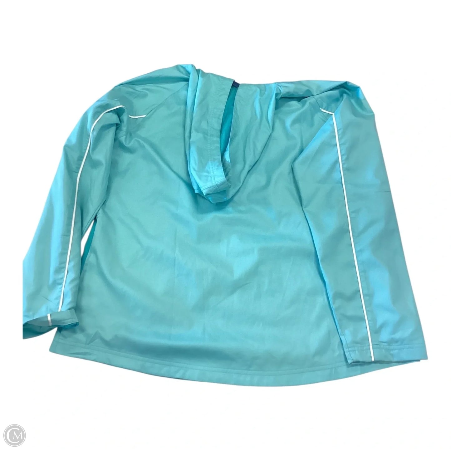 Athletic Jacket By Reebok In Blue, Size: Xl