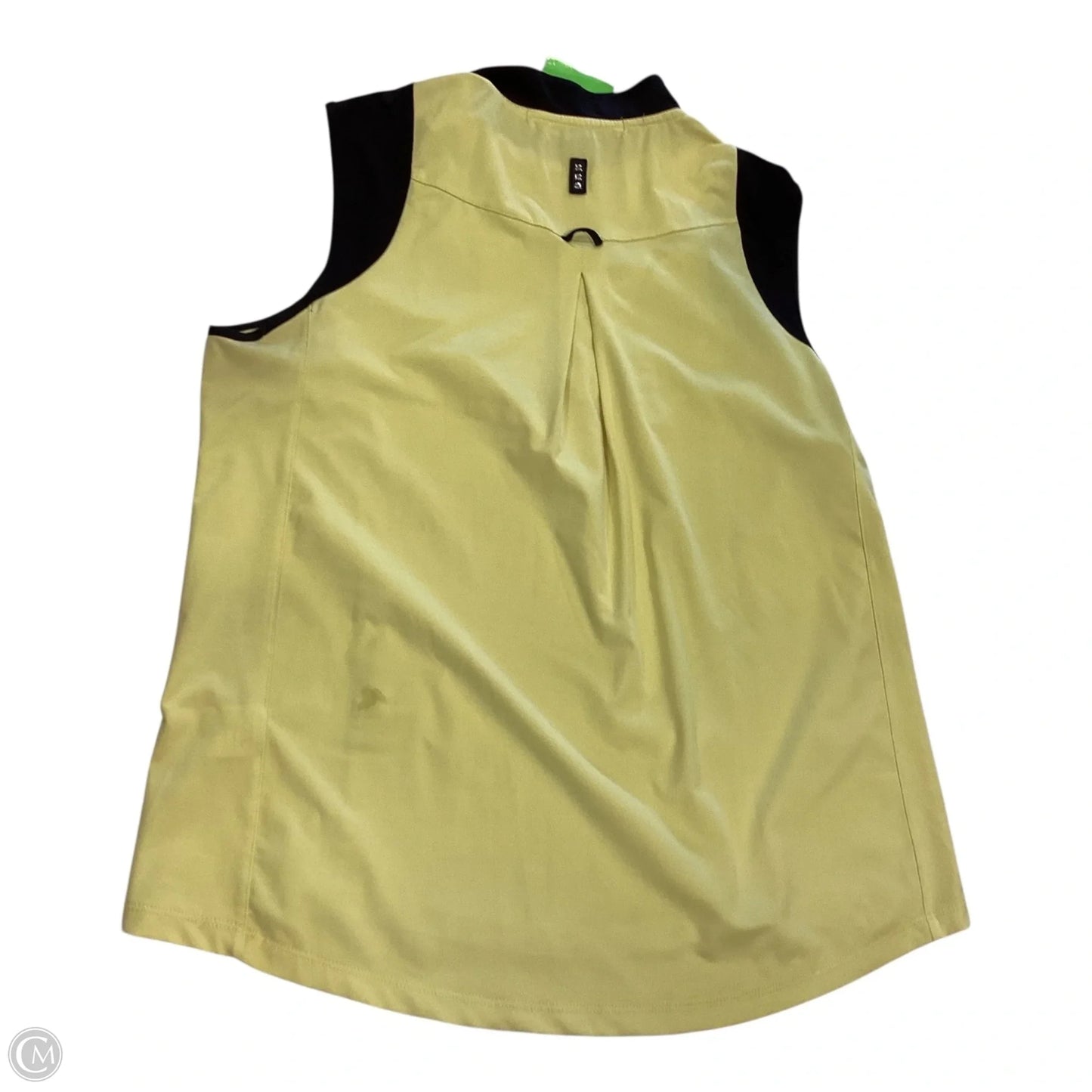 Top Sleeveless By Jamie Sadock In Yellow, Size: L