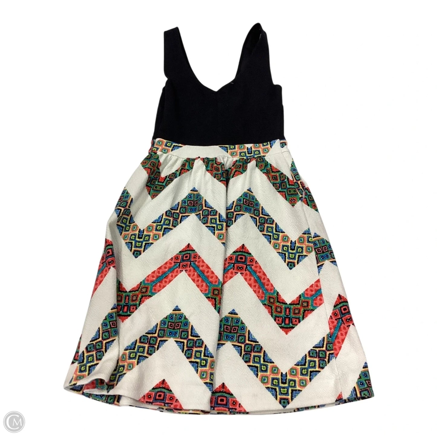 Dress Casual Short By Maeve In Black & White, Size: 2