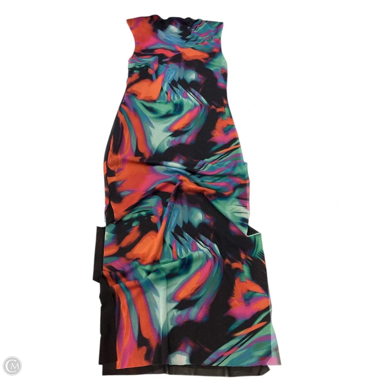 Dress Casual Maxi By Zara In Multi-colored, Size: M