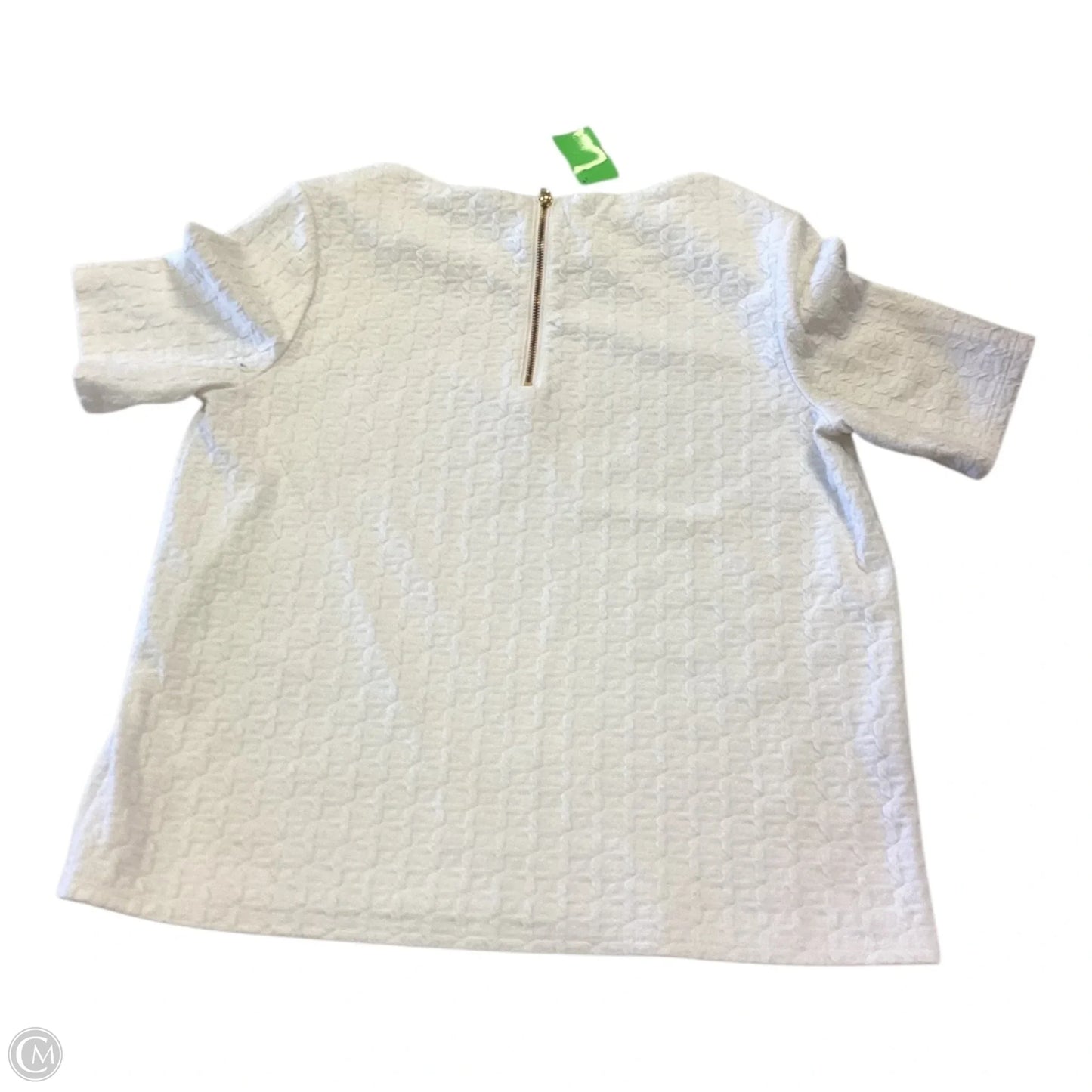 Top Short Sleeve By Chicos In Cream, Size: S