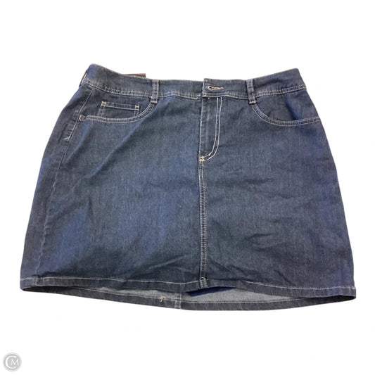 Skort By Clothes Mentor In Blue, Size: 12