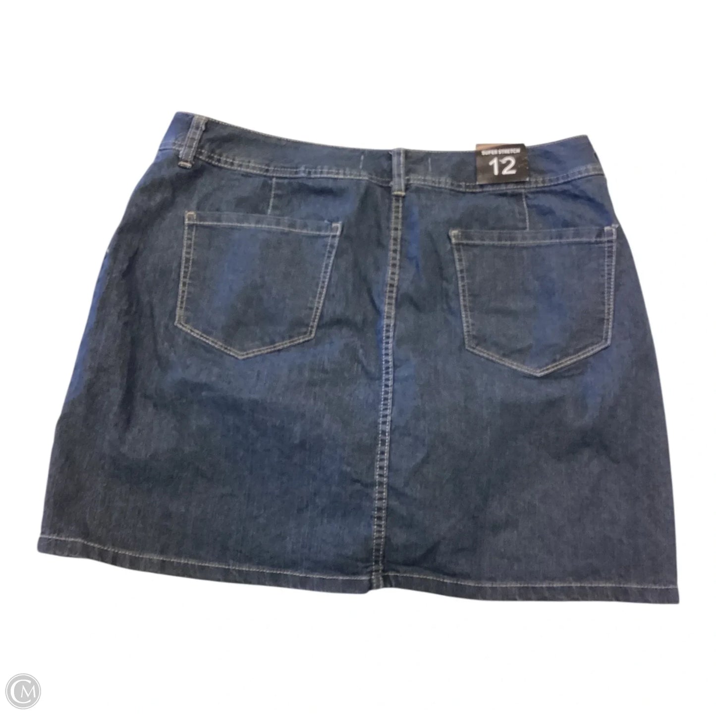 Skort By Clothes Mentor In Blue, Size: 12