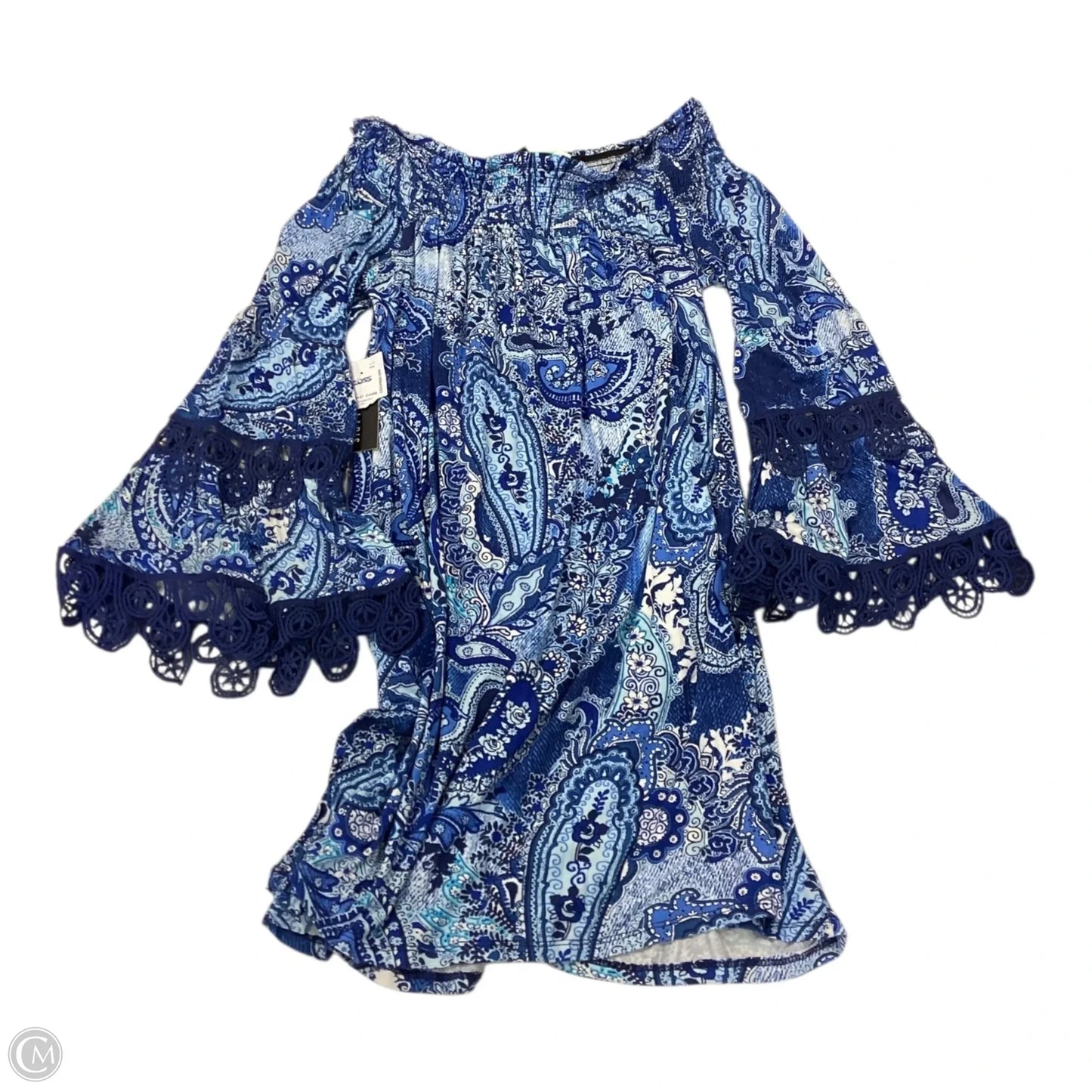 Dress Casual Short By Lapis In Paisley Print, Size: S