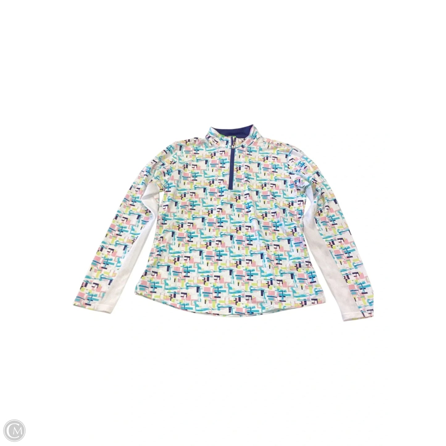 Top Long Sleeve By Clothes Mentor In Multi-colored, Size: M