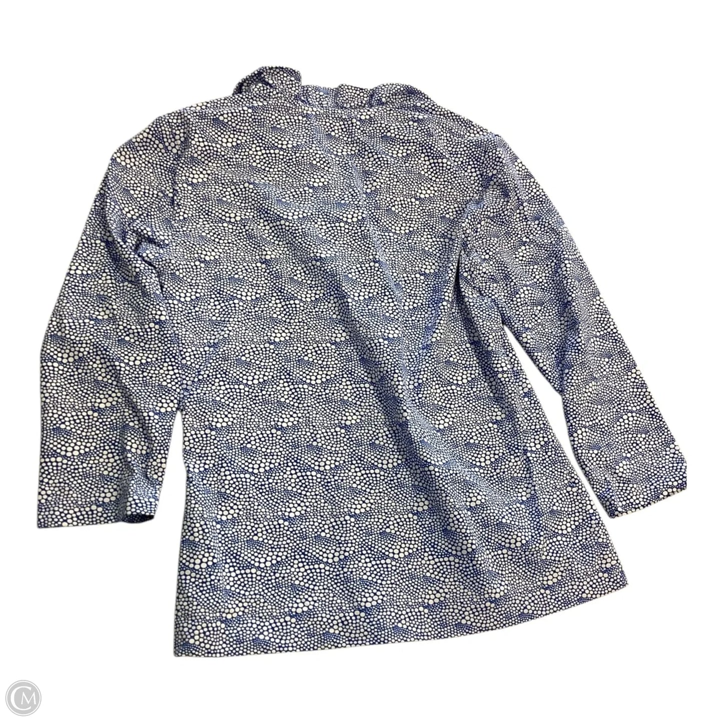 Top 3/4 Sleeve By J Mclaughlin In Blue, Size: M