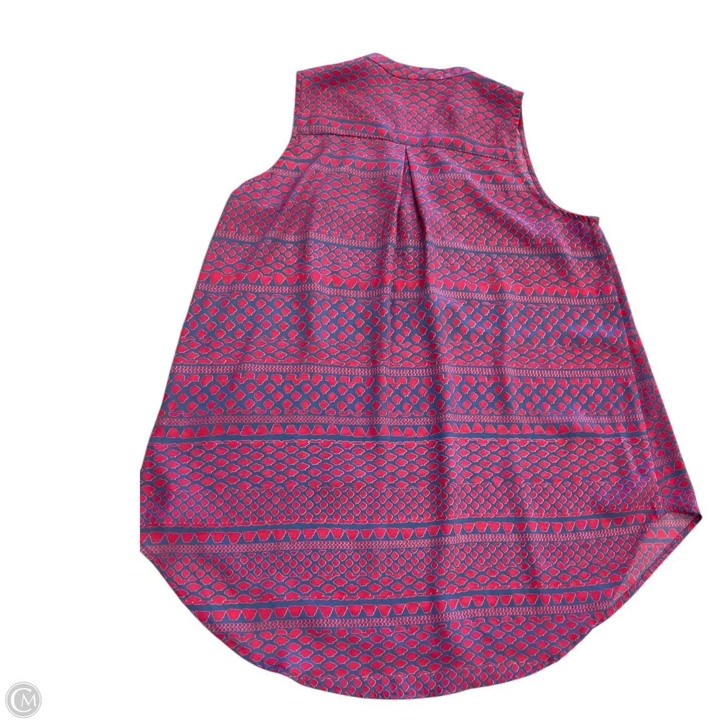 Top Sleeveless By Papermoon In Blue & Pink, Size: Xl