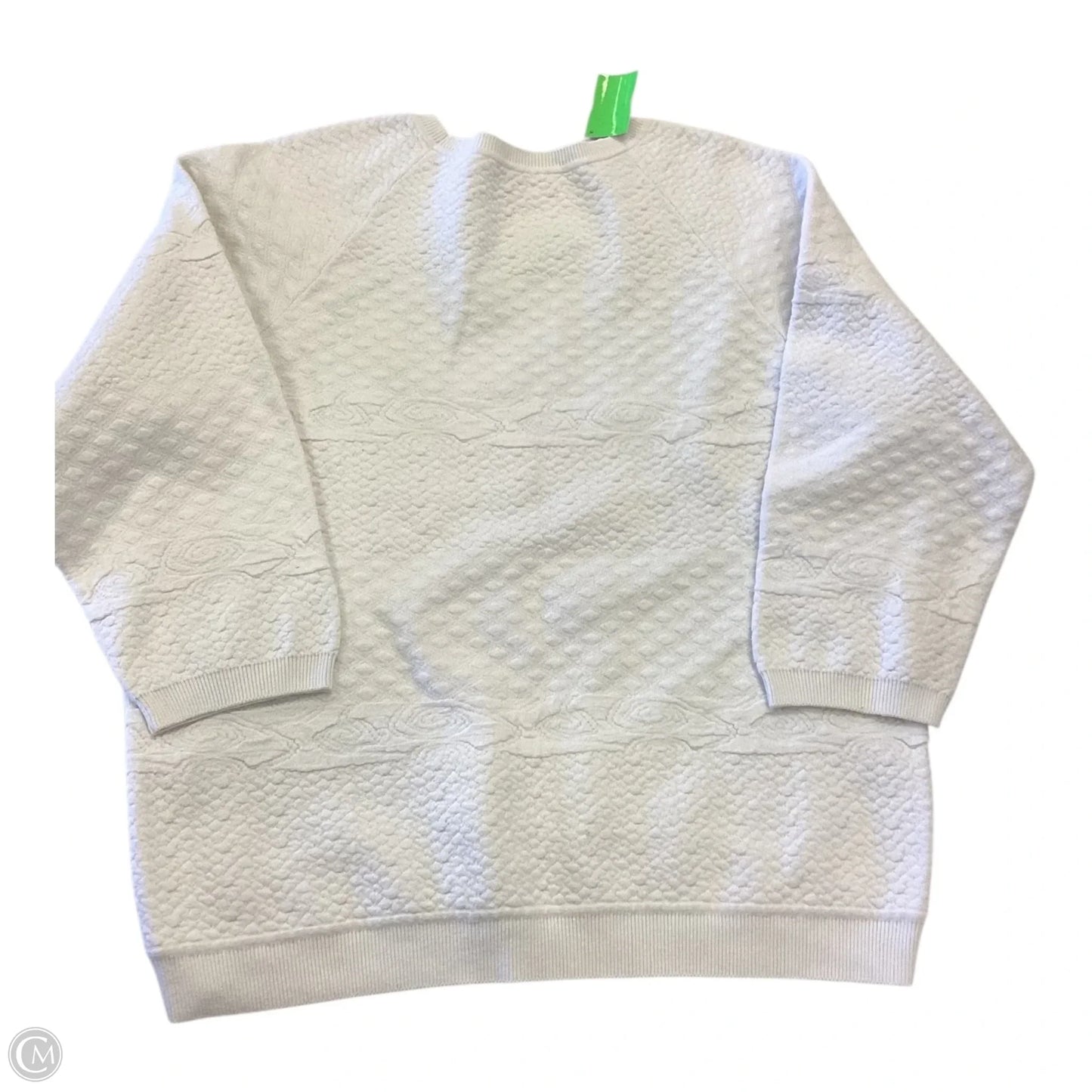 Top 3/4 Sleeve By Vince In White, Size: L