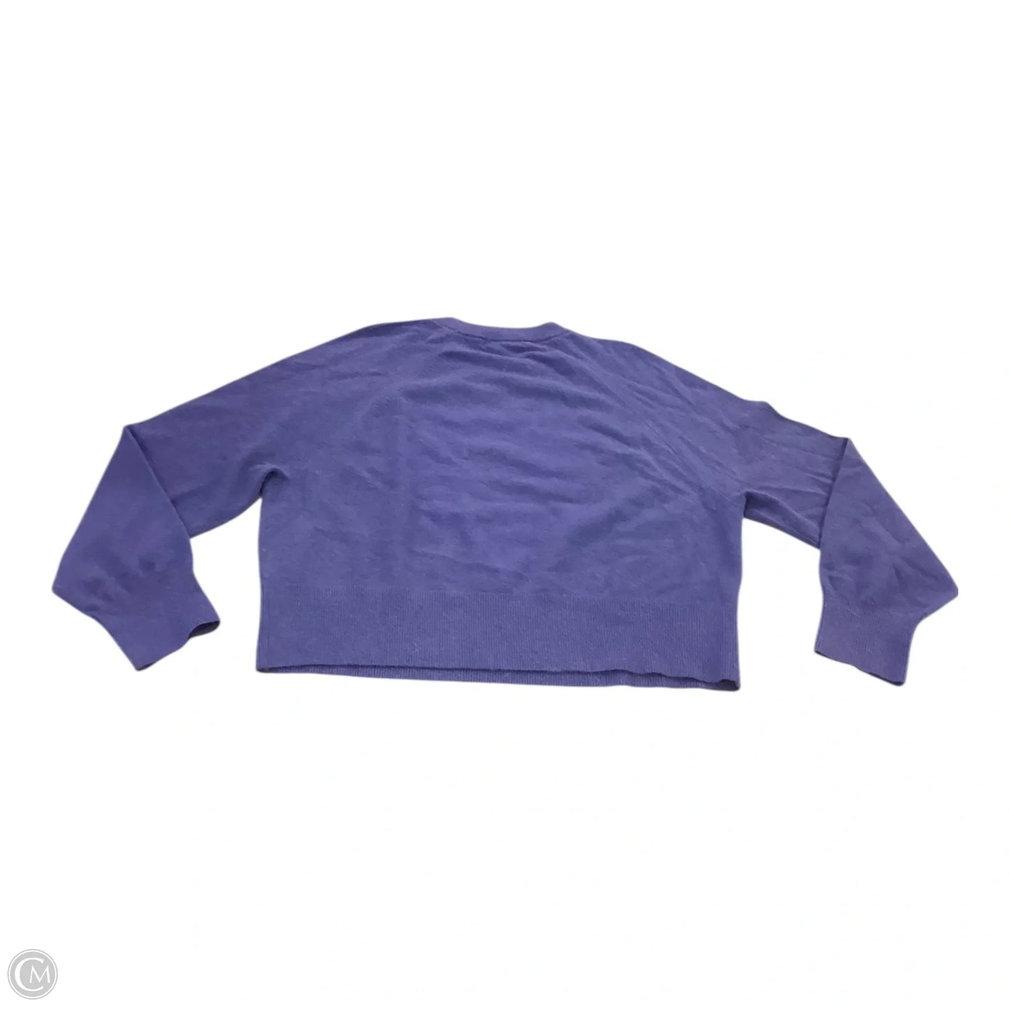 Sweater By White And Warren In Purple, Size: M