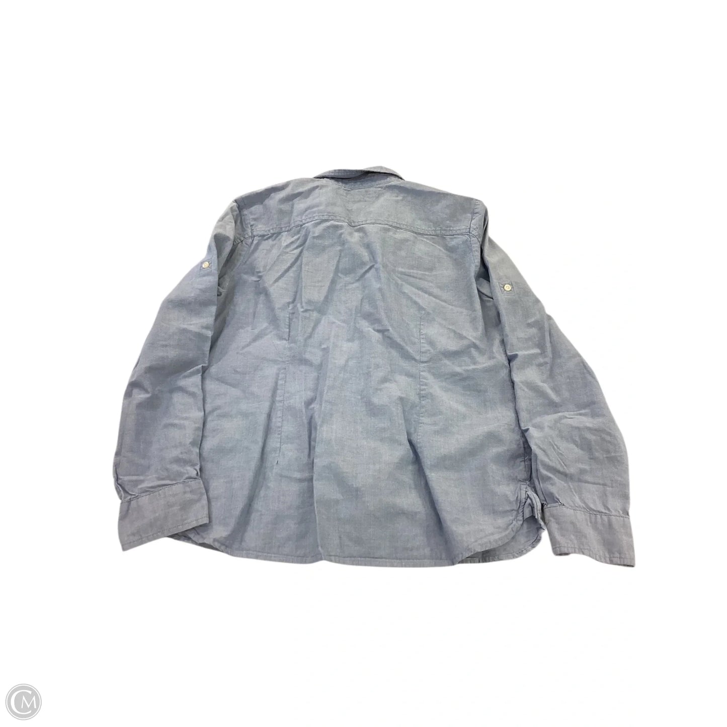 Top Long Sleeve By Tommy Hilfiger In Blue, Size: L