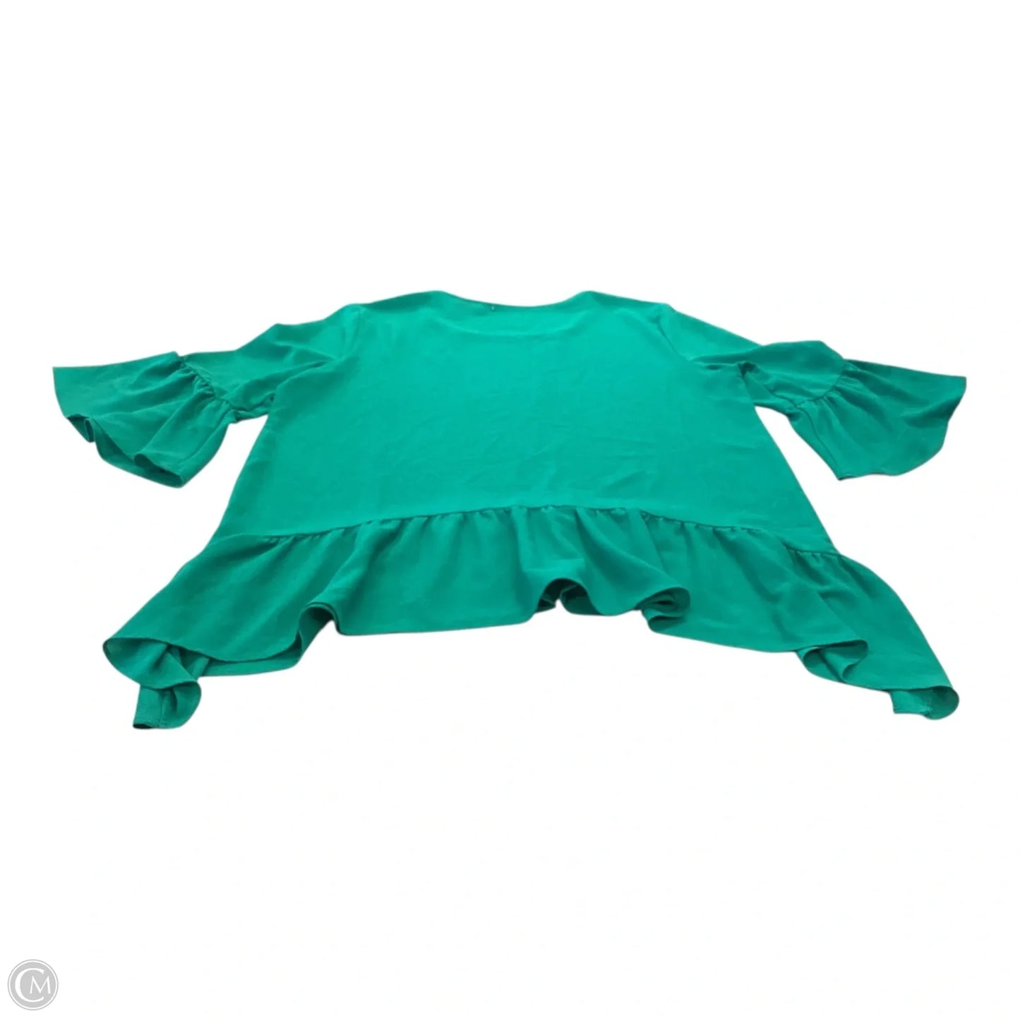 Blouse 3/4 Sleeve By Gibson In Green, Size: M