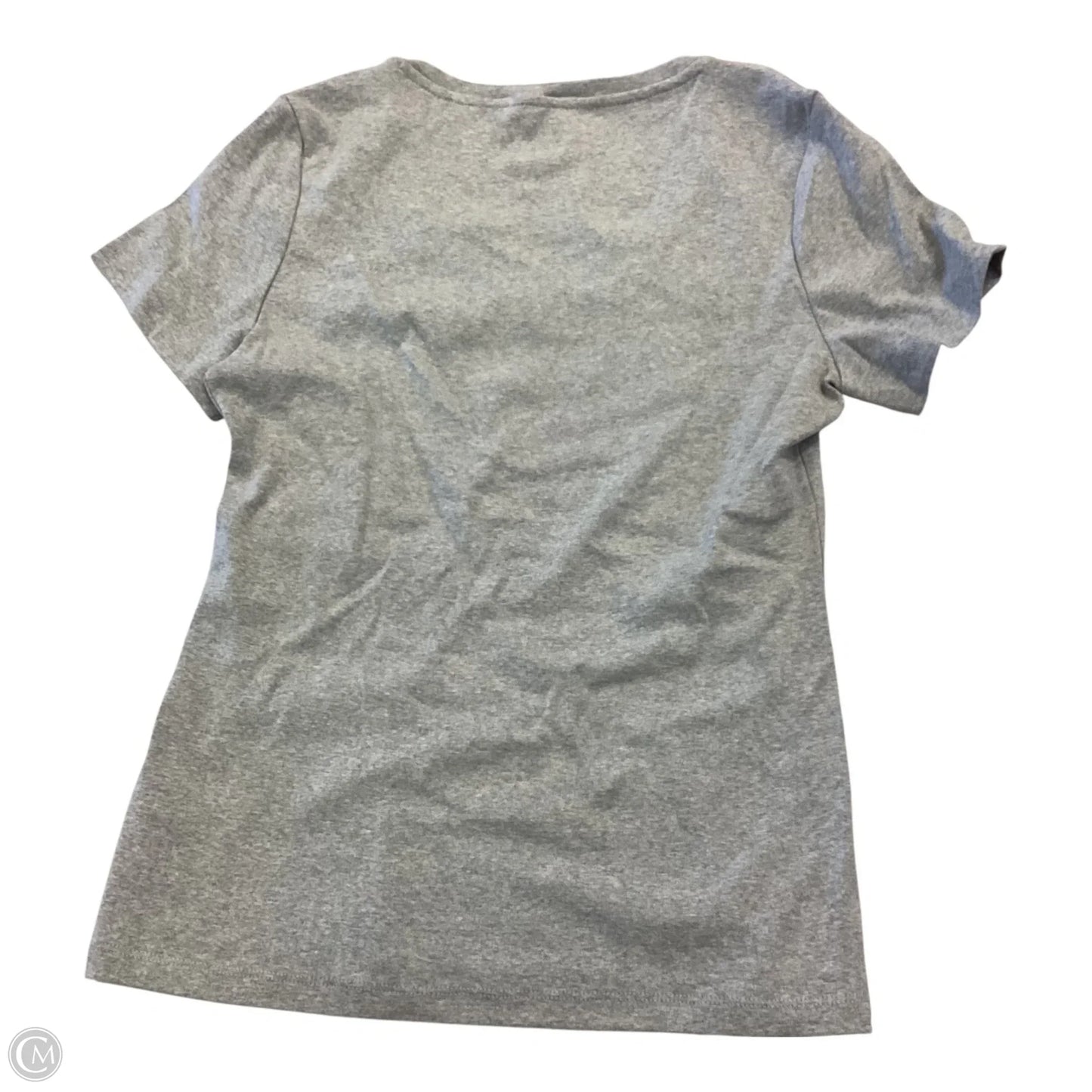 Top Short Sleeve By Tommy Hilfiger In Grey, Size: L
