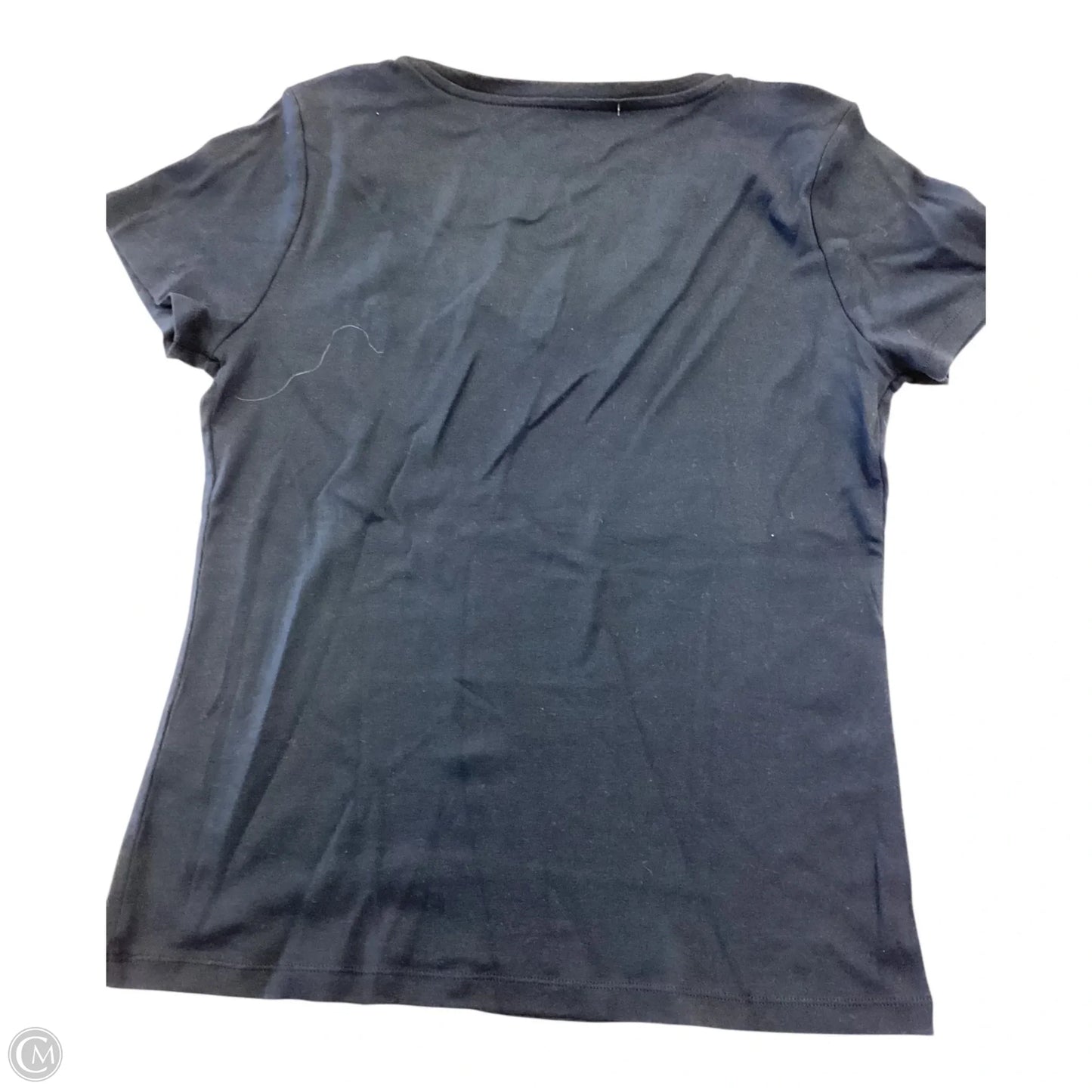 Top Short Sleeve By Tommy Hilfiger In Navy, Size: L