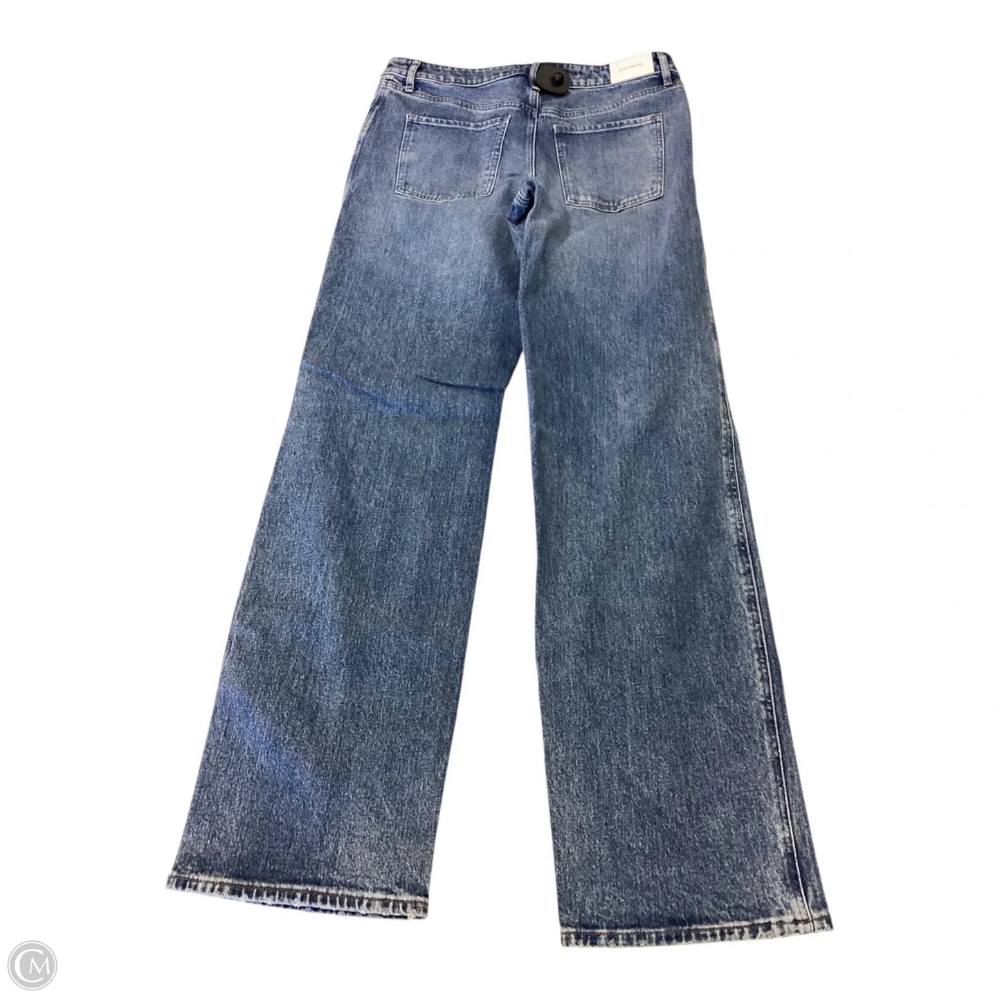 Jeans Wide Leg By Express In Blue, Size: 8