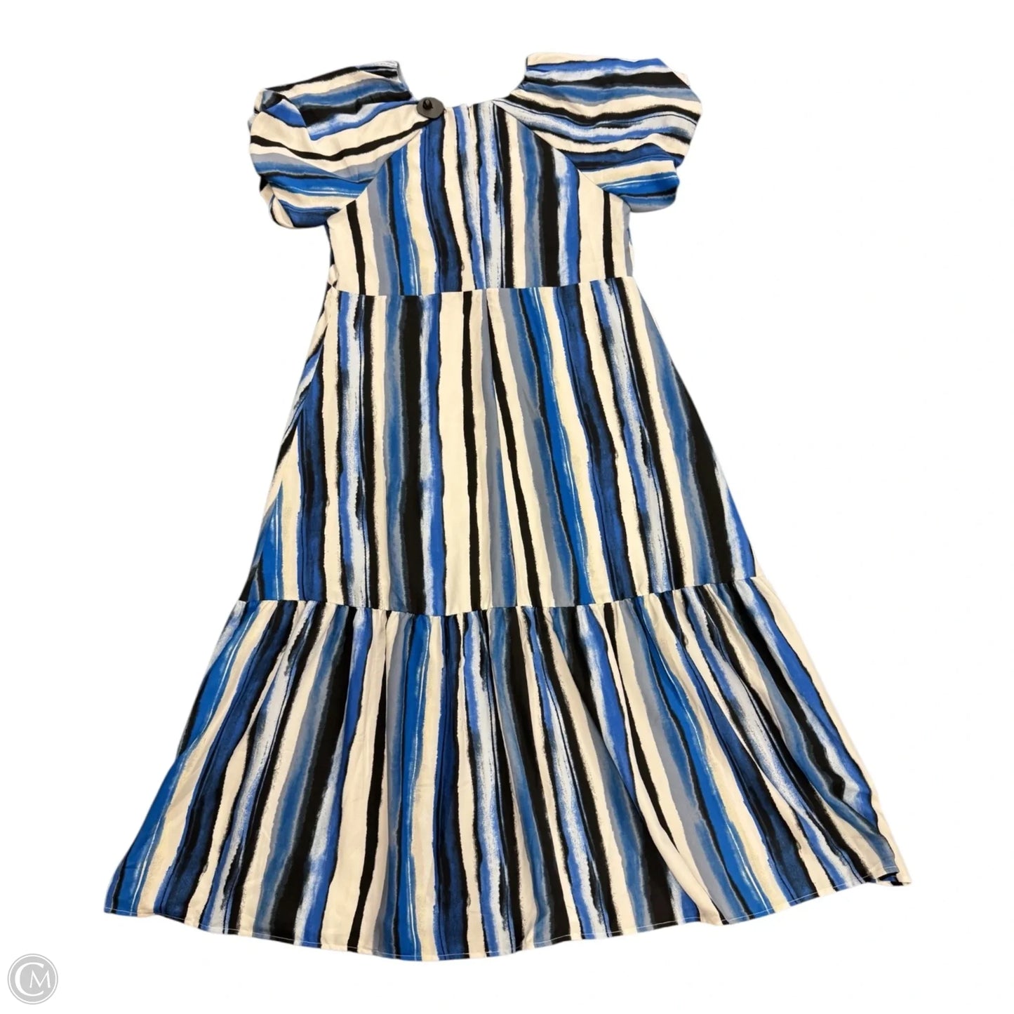 Dress Casual Maxi By Nine West In Striped Pattern, Size: Xxl