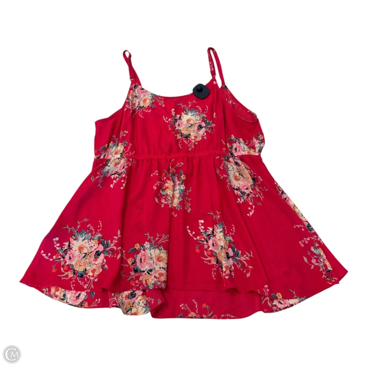 Blouse Sleeveless By Torrid In Floral Print, Size: 1x