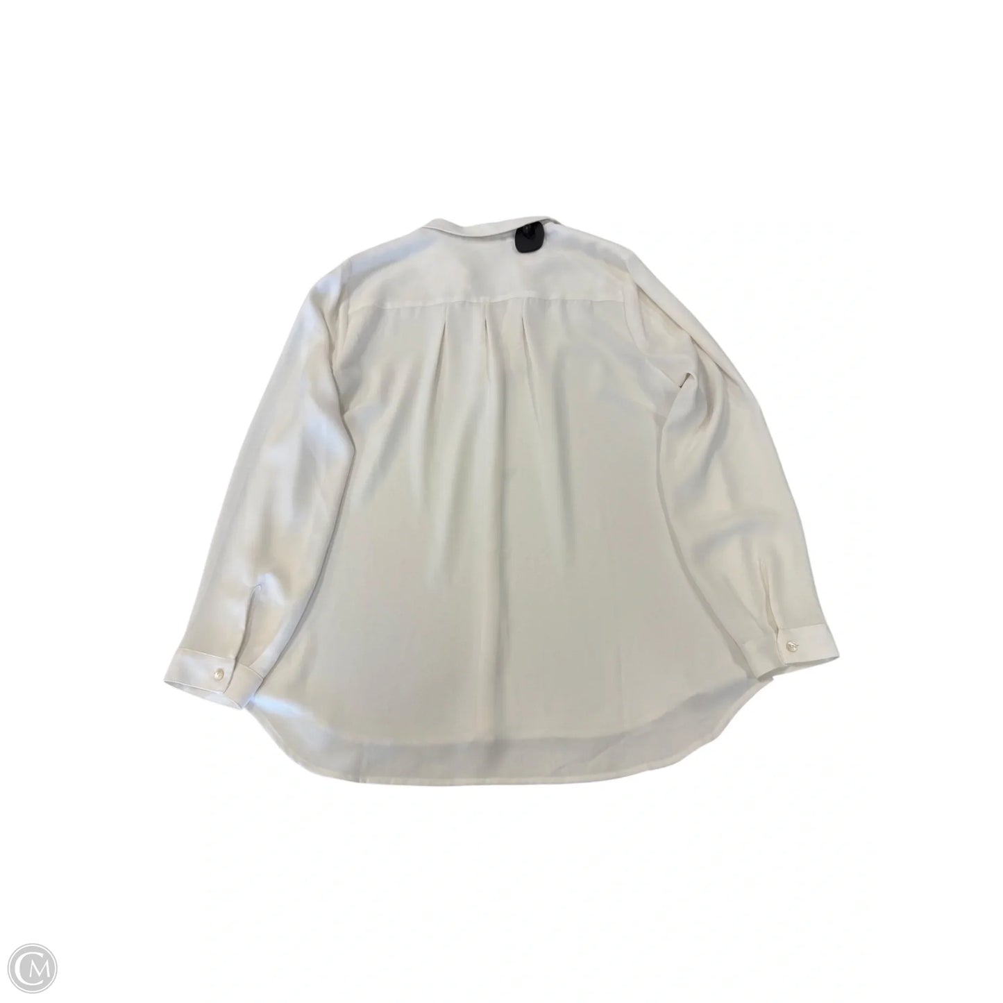 Blouse Long Sleeve By J. Jill In Cream, Size: M