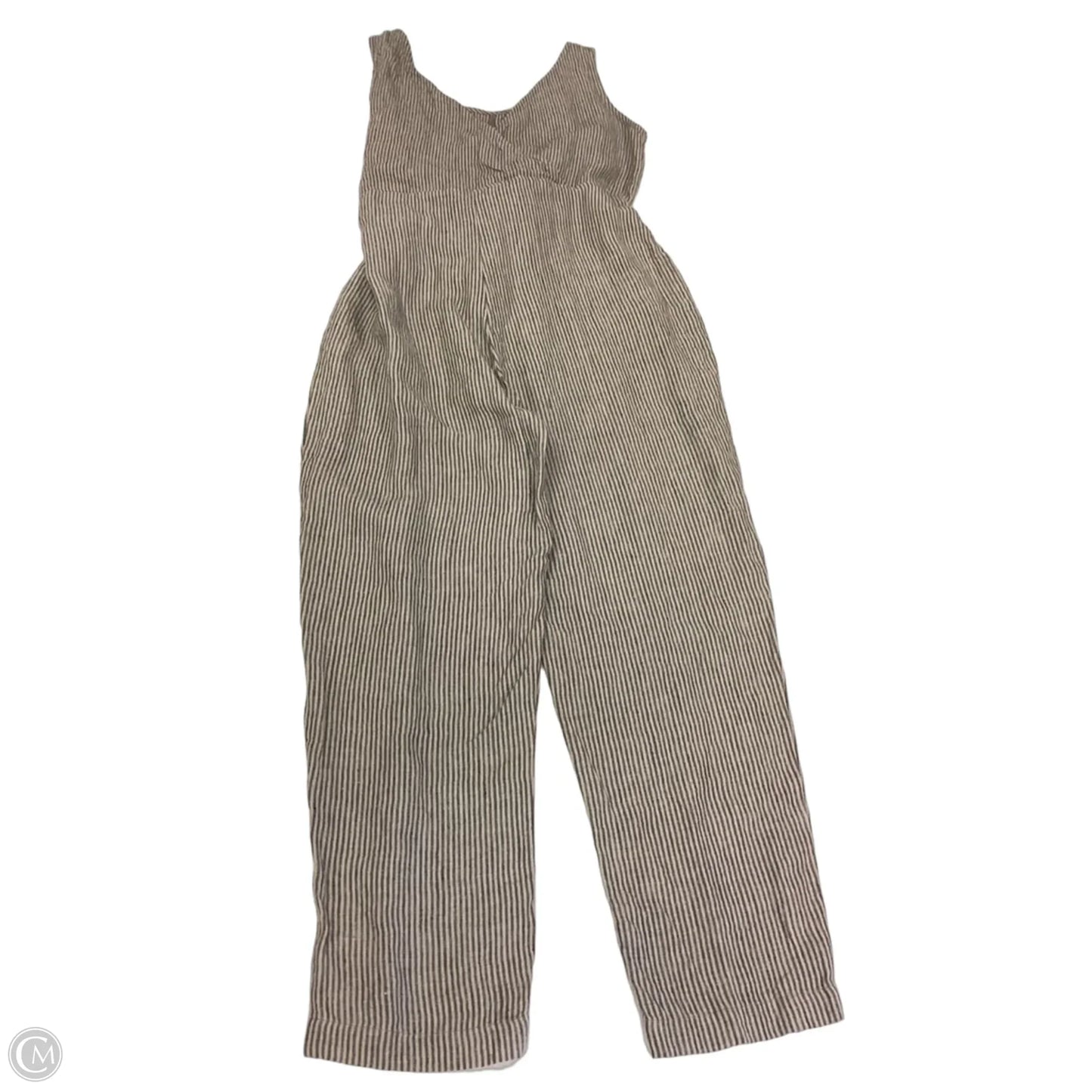 Jumpsuit By Clothes Mentor In Striped Pattern, Size: M