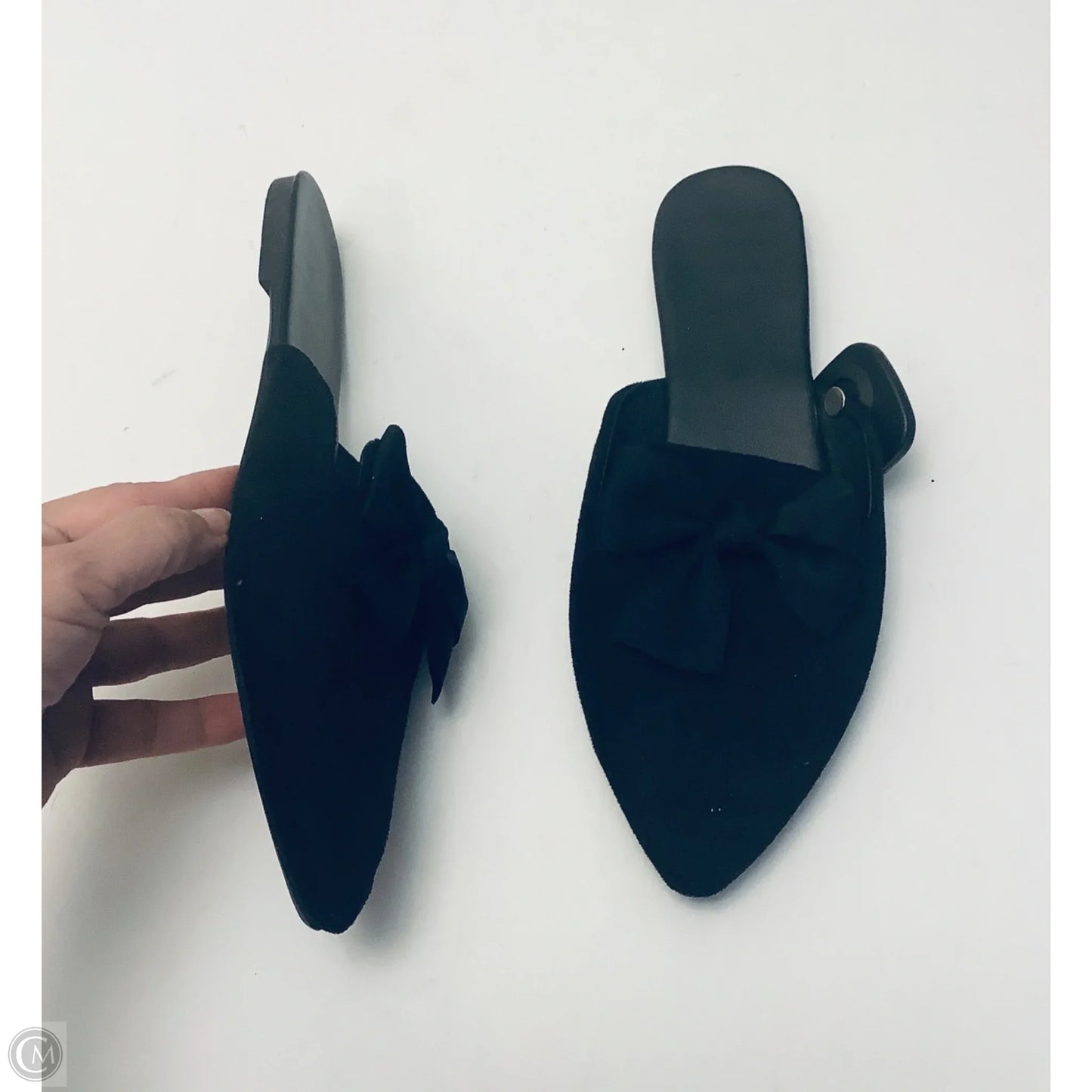 Shoes Flats By Clothes Mentor In Black, Size: 12