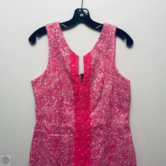 Dress Designer By Lilly Pulitzer In Pink, Size: L
