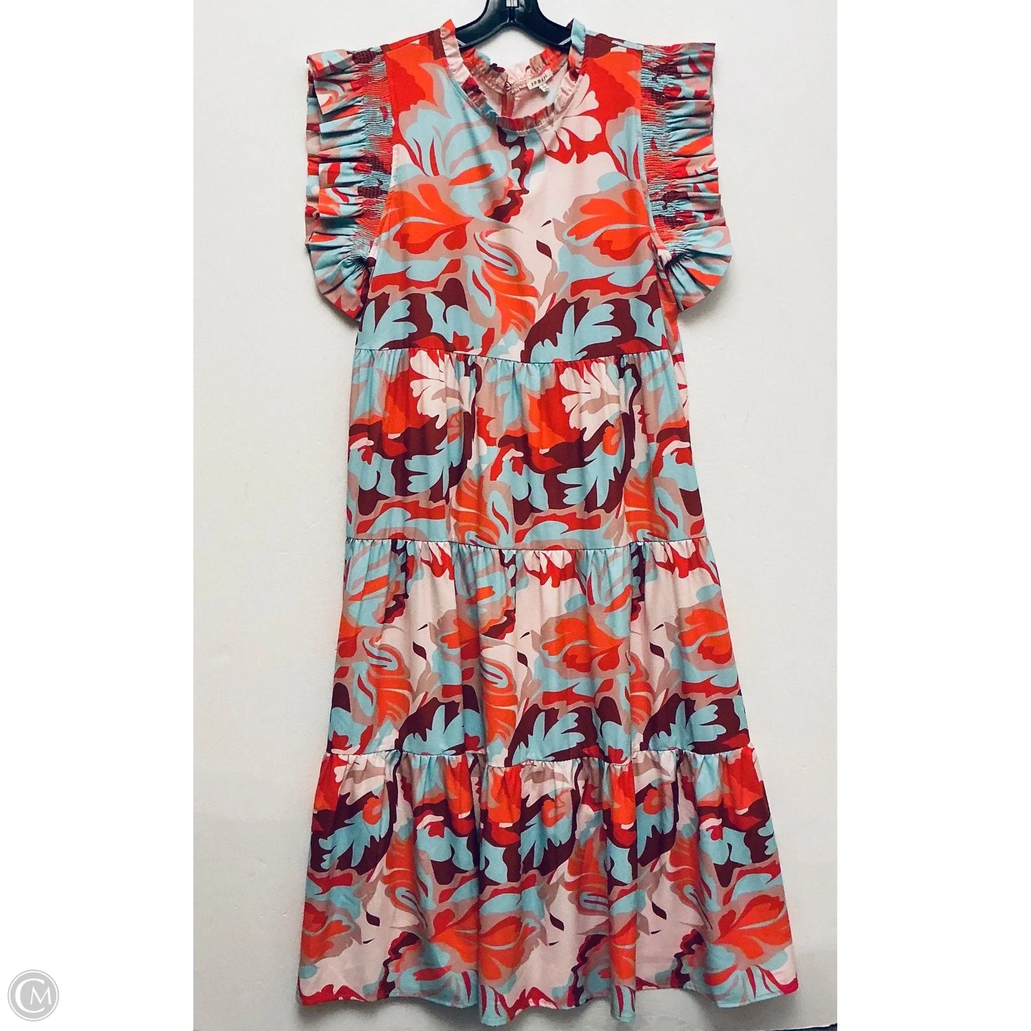 Dress Casual Maxi By Jodifl In Multi-colored, Size: L