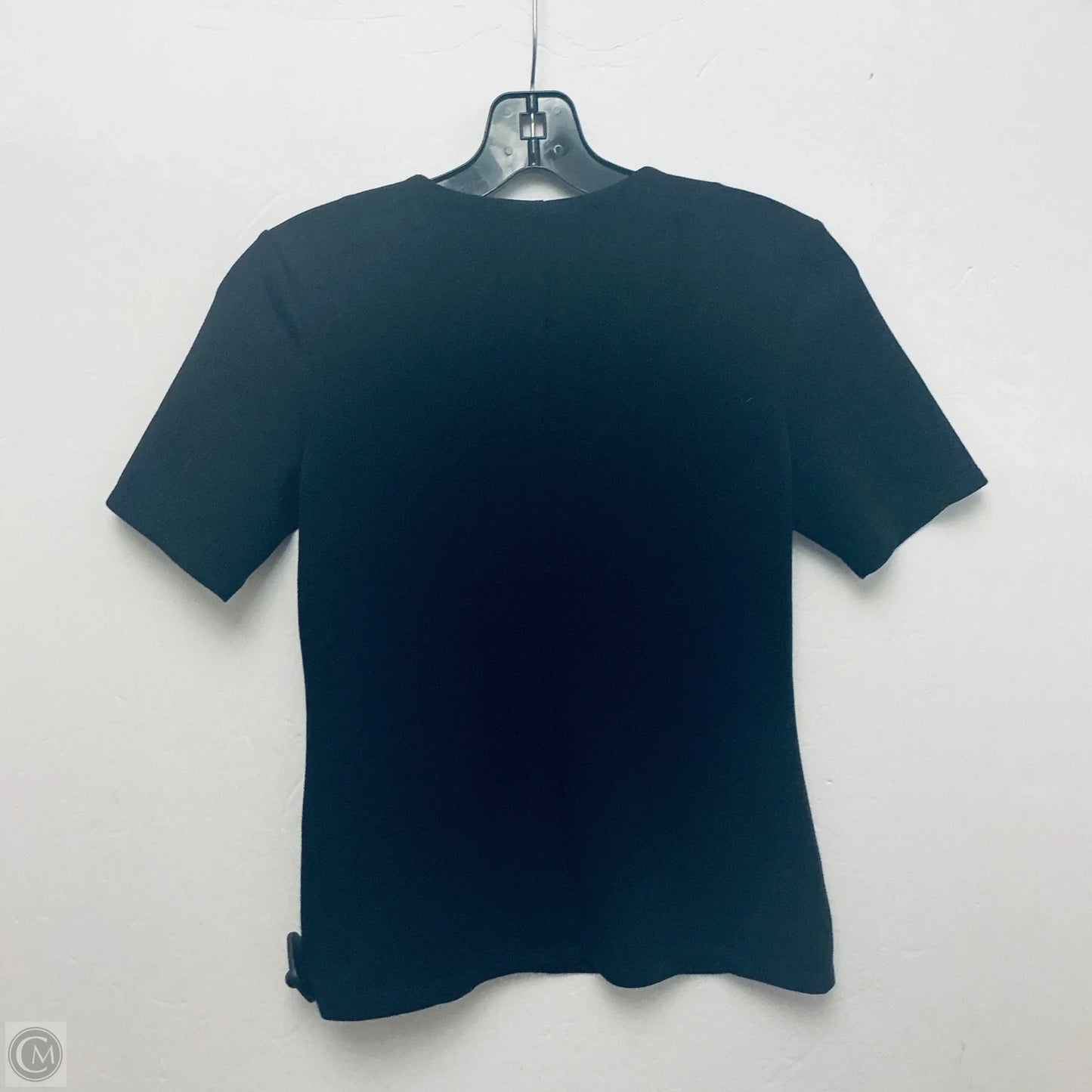 Top Short Sleeve By Banana Republic In Black, Size: Xs