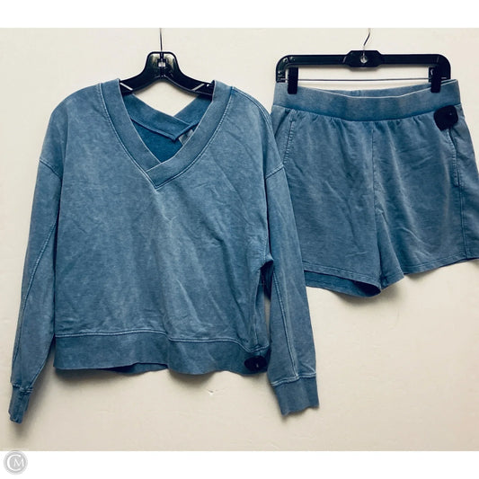 Athletic Shorts 2pc By Danskin In Blue, Size: S