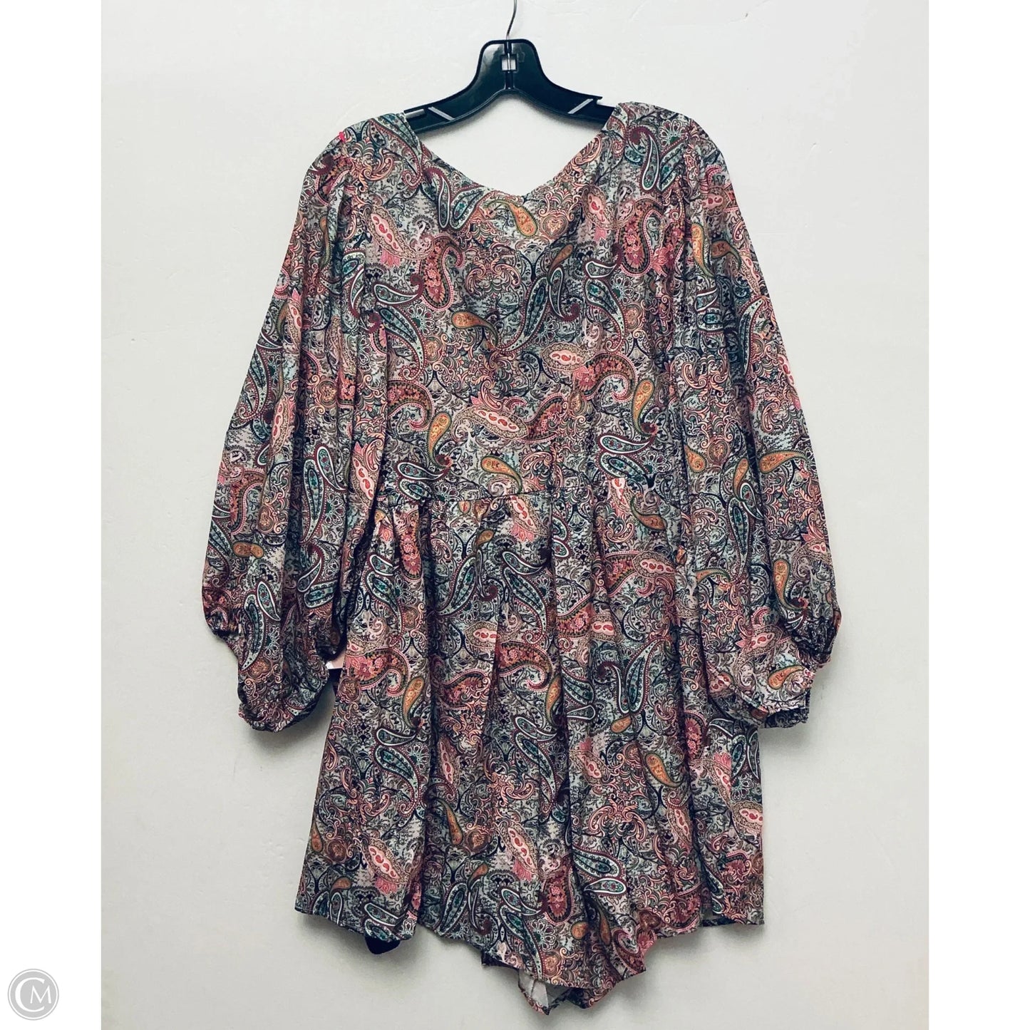 Romper By Rusttydustty In Paisley Print, Size: 3x