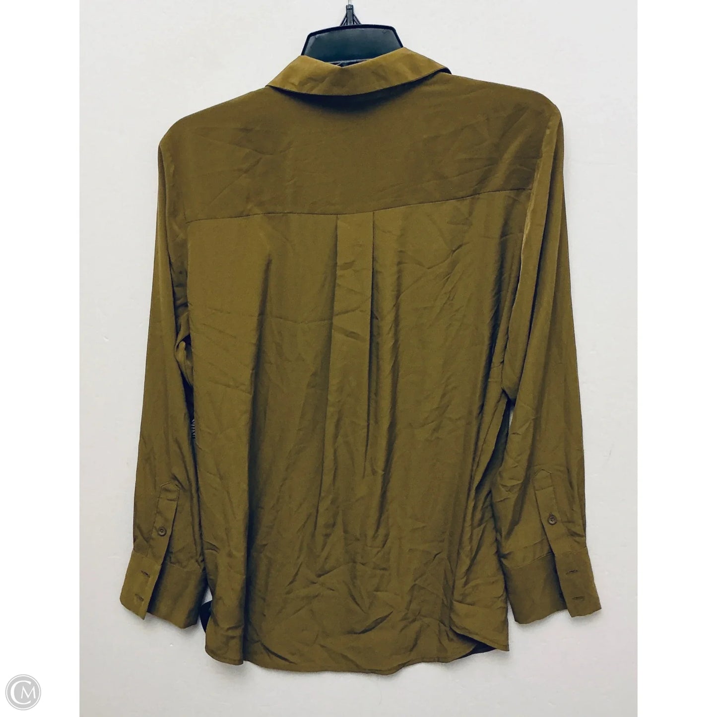 Top Long Sleeve By Nine West In Green, Size: M