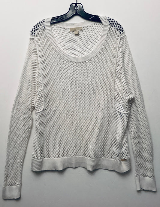 Sweater By Michael By Michael Kors In White, Size: Xl