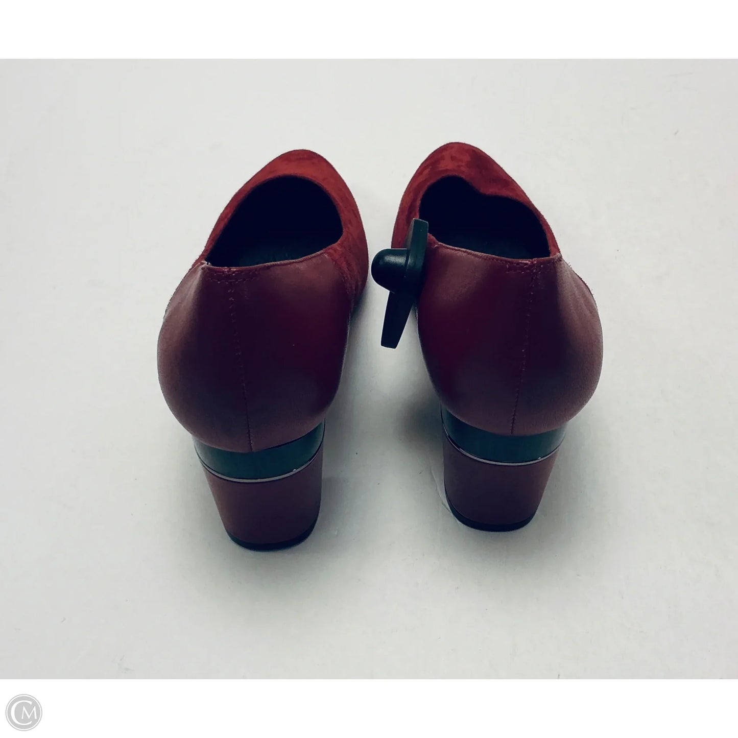 Shoes Heels Block By Vaneli In Red, Size: 10