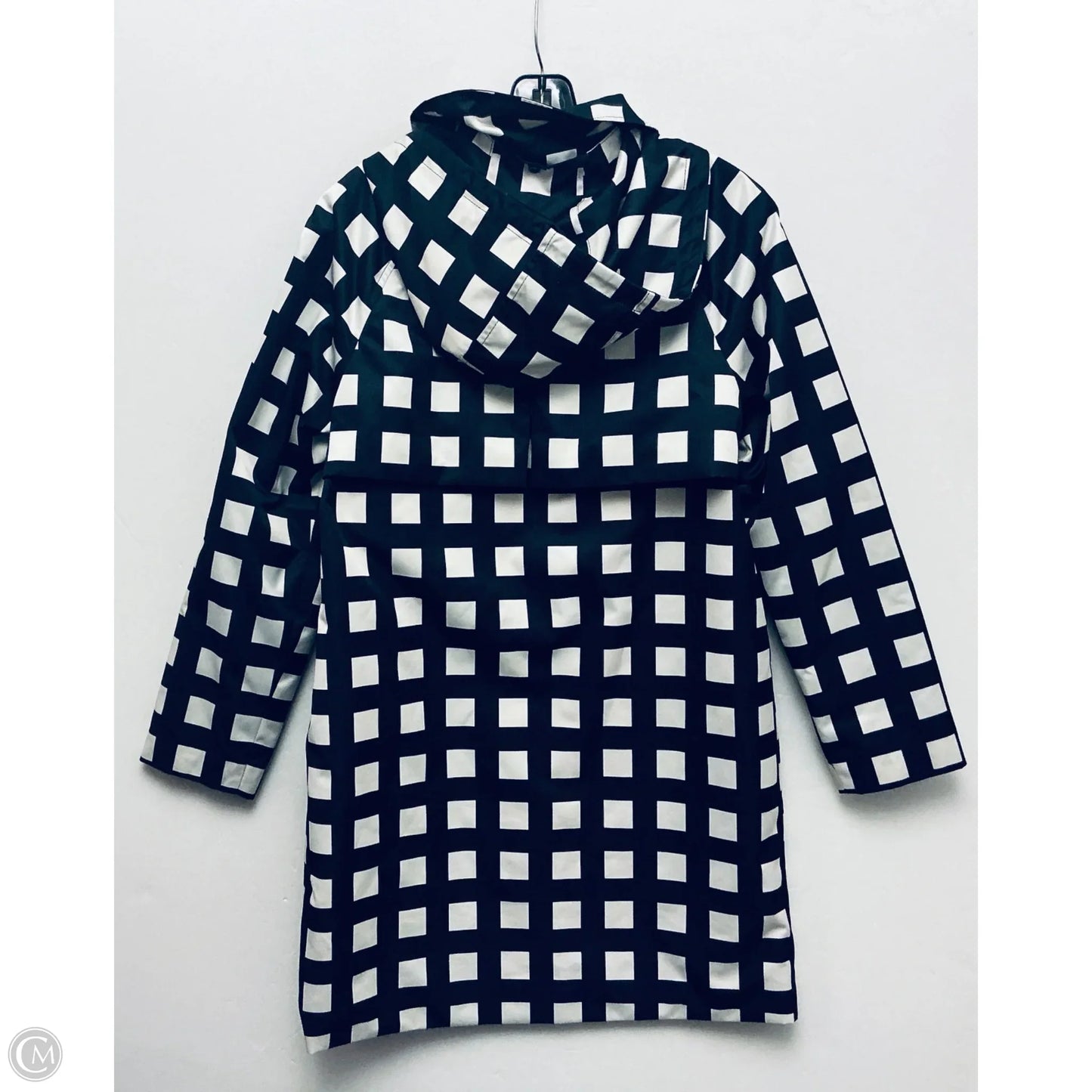 Jacket Designer By Kate Spade In Checkered Pattern, Size: S
