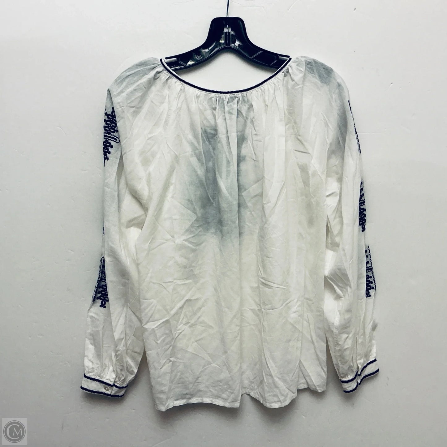 Top Long Sleeve Basic By Karen Kane In White, Size: Xs