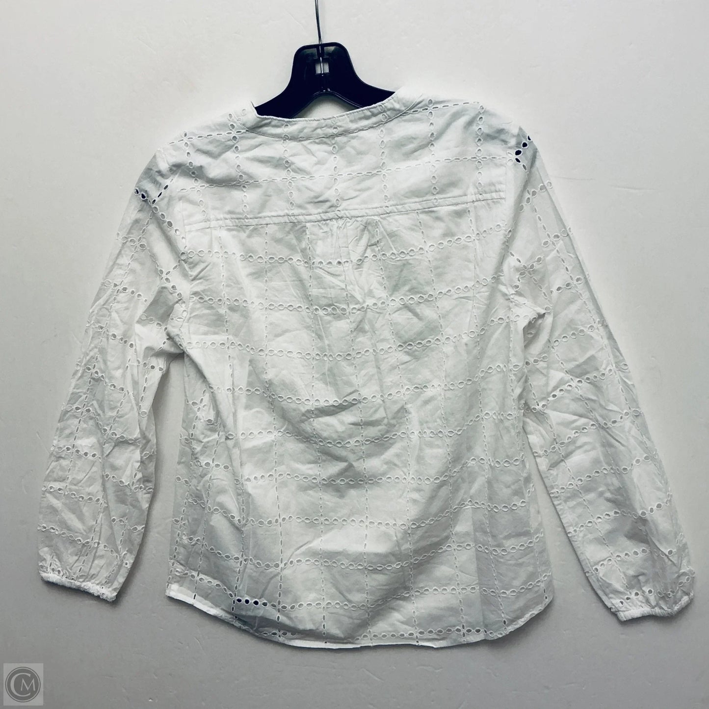 Top Long Sleeve By J. Crew In White, Size: Xs
