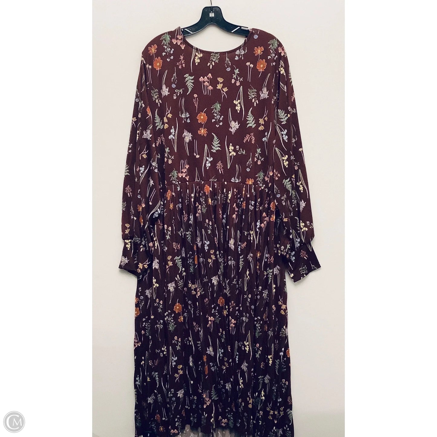 Dress Casual Maxi By Eloquii In Maroon, Size: 26