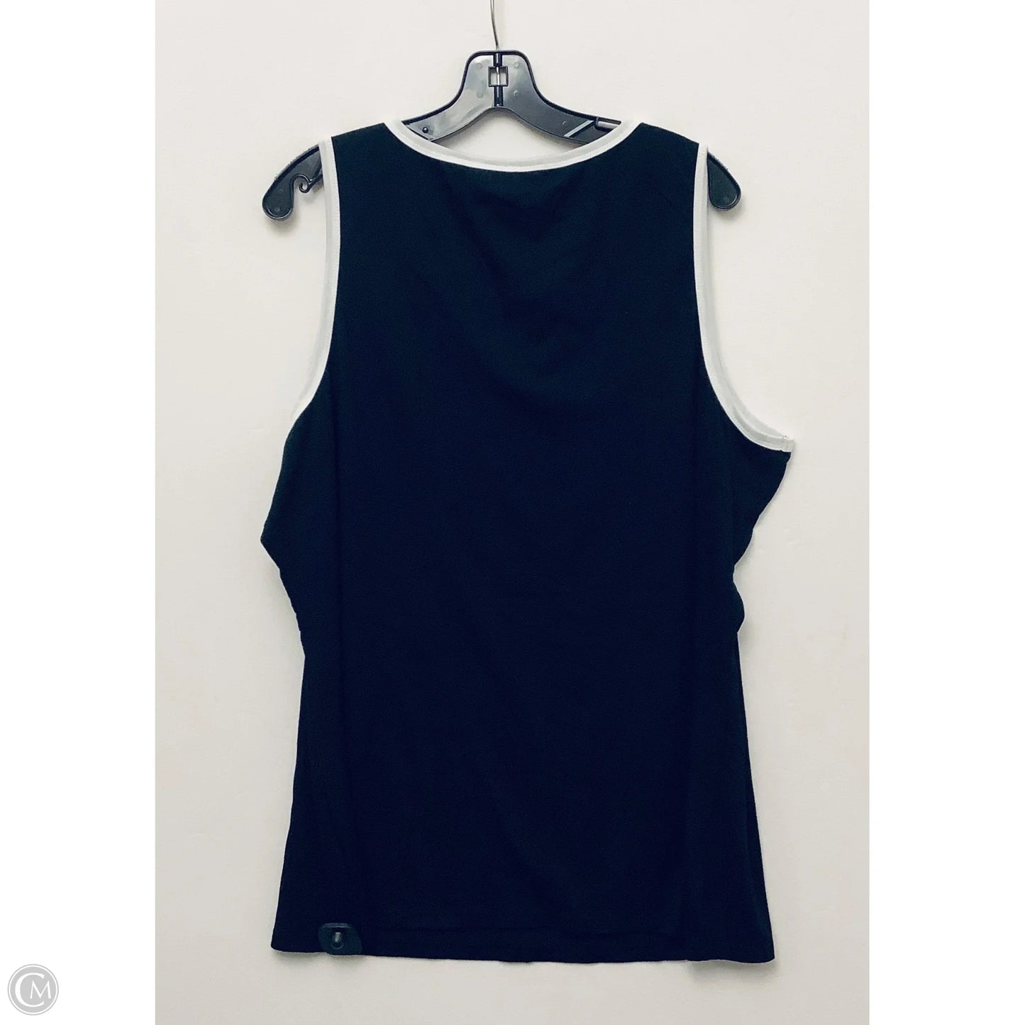 Top Sleeveless By Cmc In Black, Size: 22