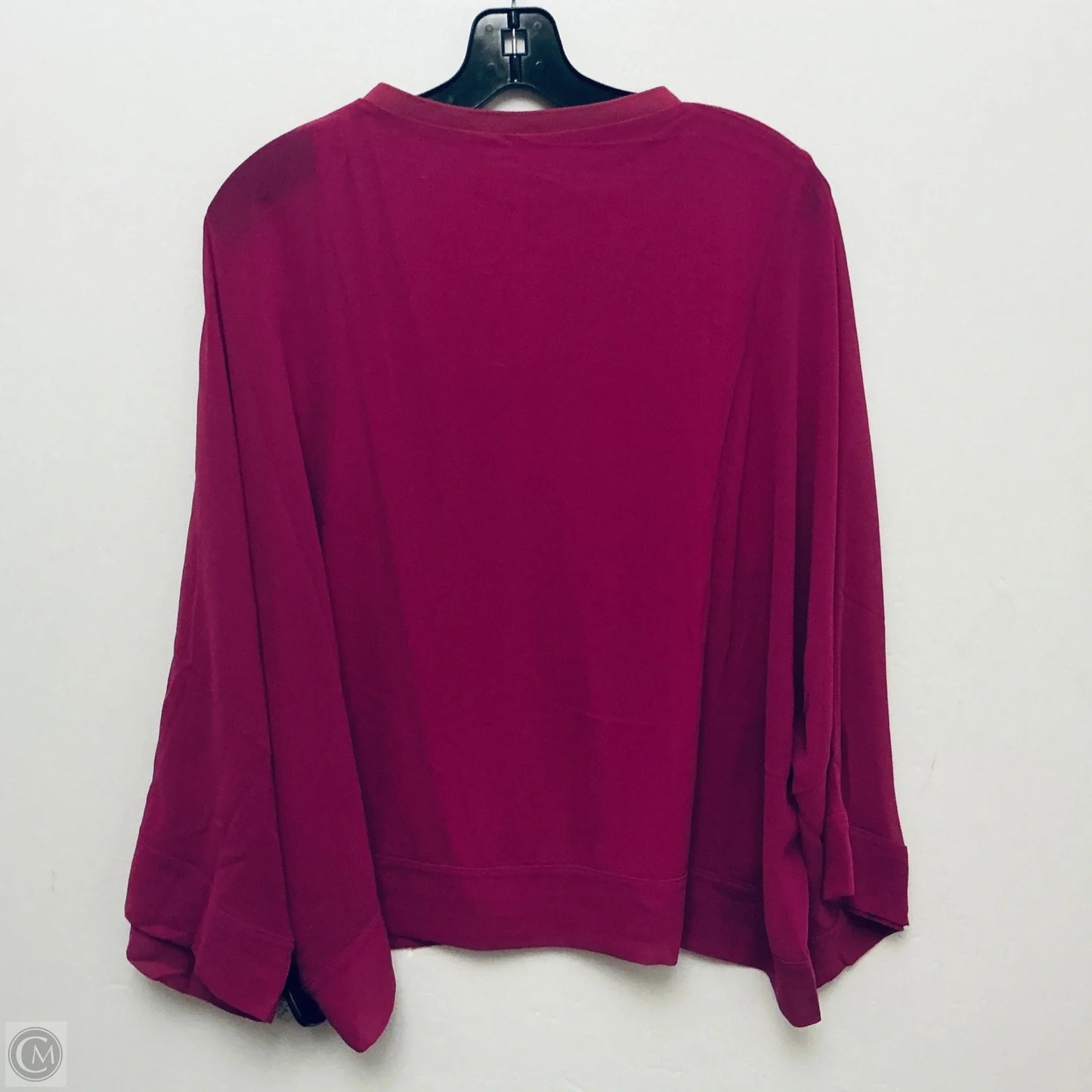 Top Long Sleeve Basic By Marc New York In Purple, Size: M